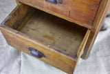 Rustic antique French nightstand