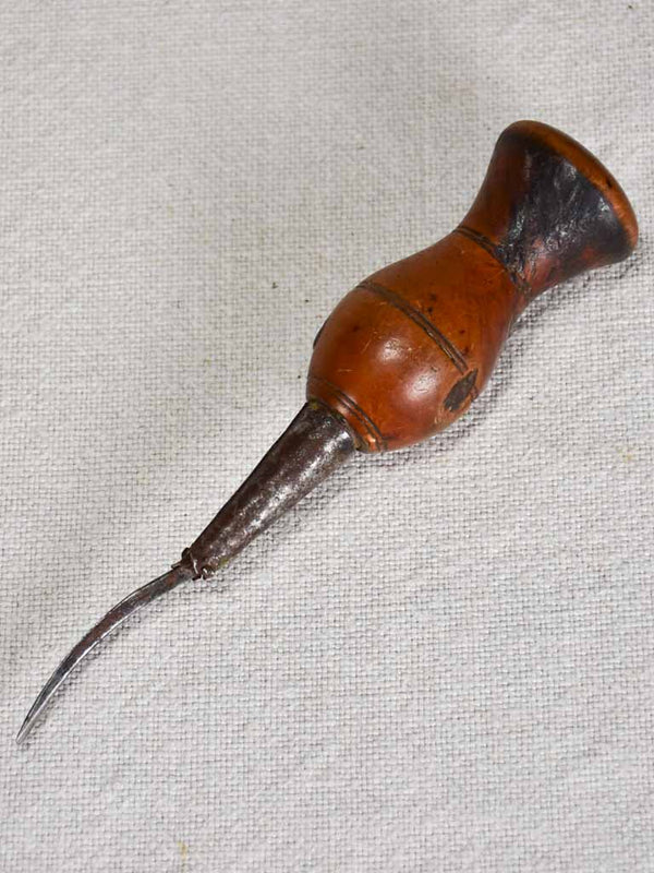 Antique leather worker's tool from 1800s