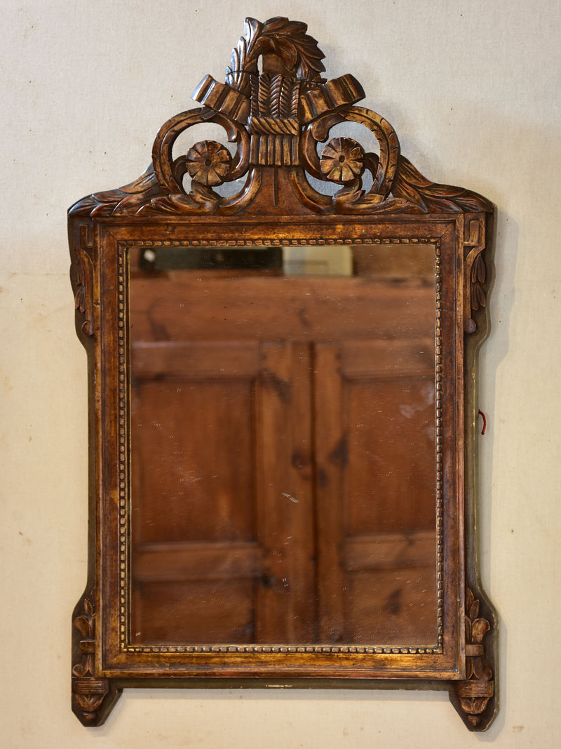 19th century carved Directoire mirror