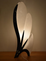 Lamp (Liane Rougier) perspex, black & white, 1970s