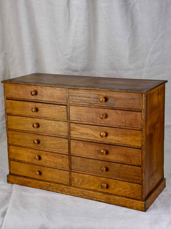 Set of small antique French drawers