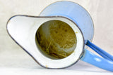 Mid century enamel pitcher - blue