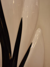 Lamp (Liane Rougier) perspex, black & white, 1970s