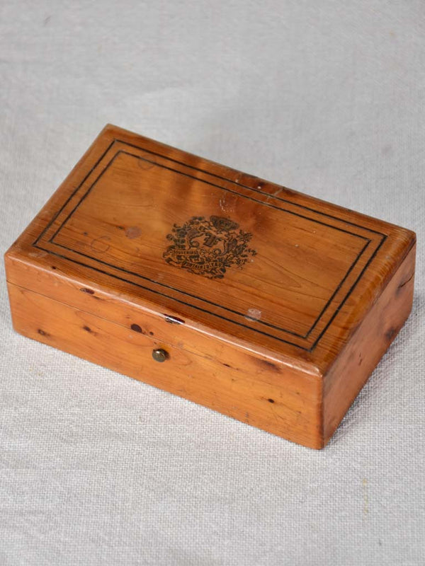 Authentic nineteenth-century French souvenir box