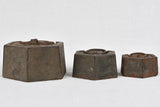 Reliable sturdy 1930s cast-iron weights
