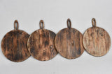 Collection of four round cutting boards 14½"