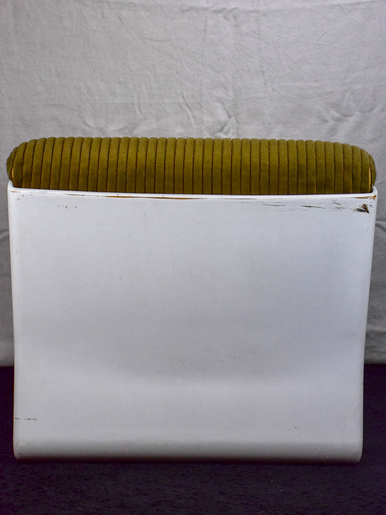 Low large 1970's chair - with fibreglass frame
