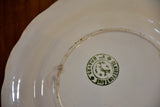 Set of six 19th century French plates