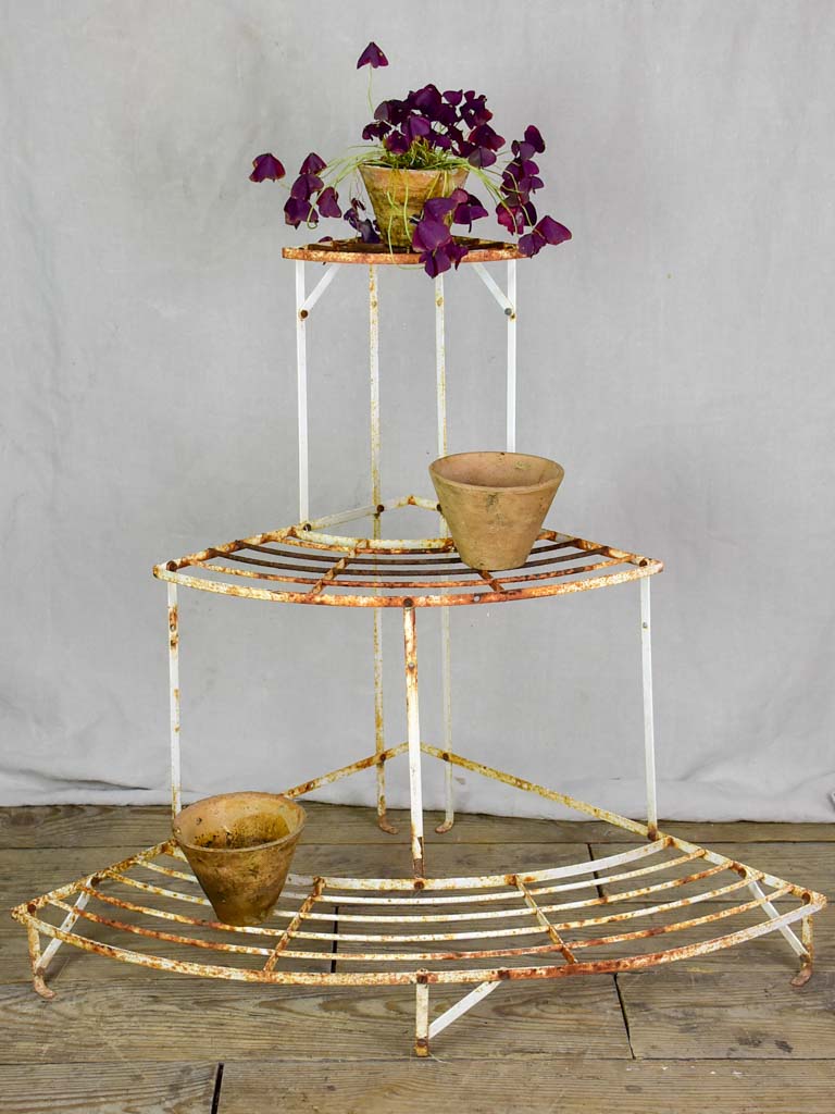 Mid-century French plant stand - three tier