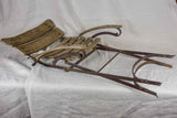 Antique French folding garden armchair