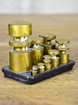 Set of antique French weights for scales