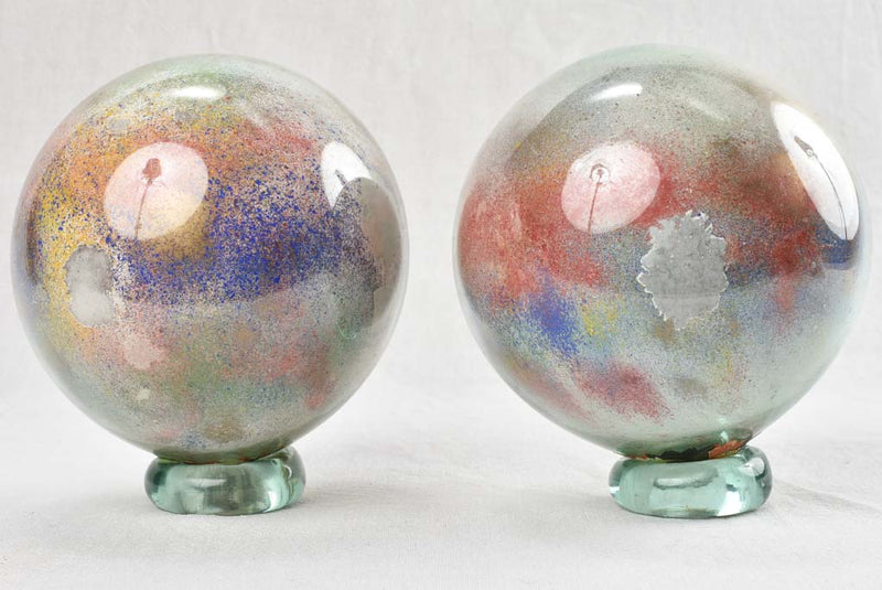 Late nineteenth century blown glass displays