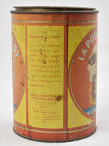 French chicken pot illustration on container