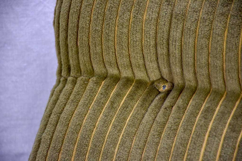 Low large 1970's chair - with fibreglass frame