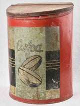 Vintage 1930's metal Cafca container
