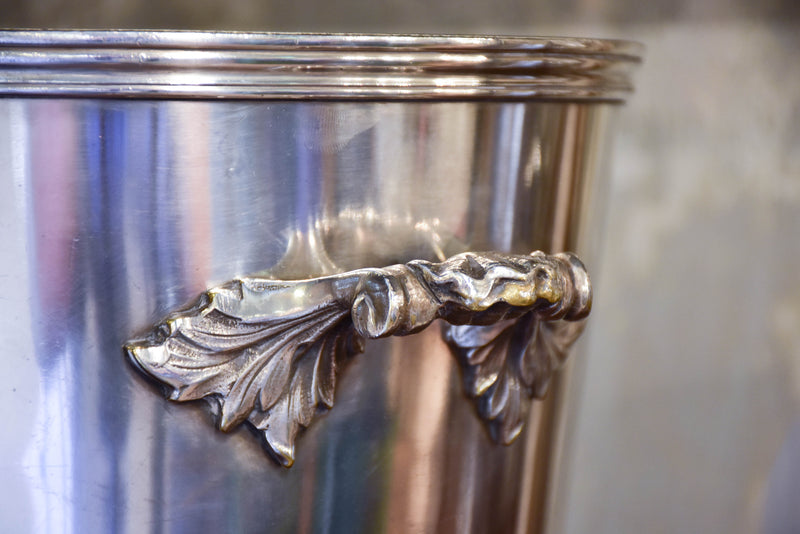 Large Art Nouveau champagne bucket by Orfèvrerie