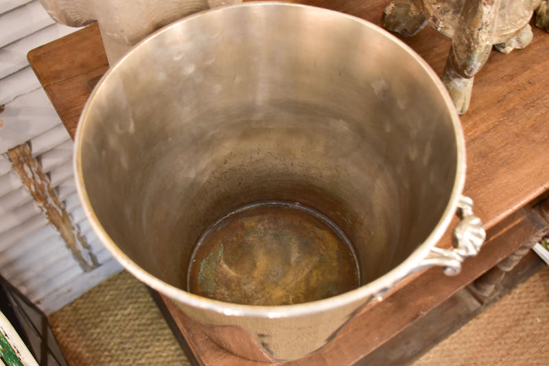 Large Art Nouveau champagne bucket by Orfèvrerie