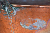 Louis XIV copper grain measuring bucket 10¾"