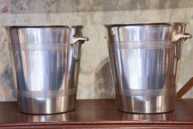 Pair of antique French champagne buckets