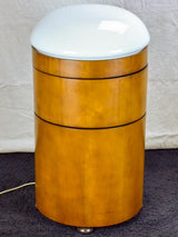 Mid-century Italian pivoting lamp / bar - round with light