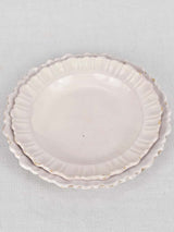 Platters, ironstone, 18th-century (two) 11" & 12¼"