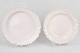 Platters, ironstone, 18th-century (two) 11" & 12¼"