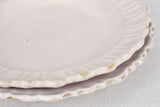 Platters, ironstone, 18th-century (two) 11" & 12¼"