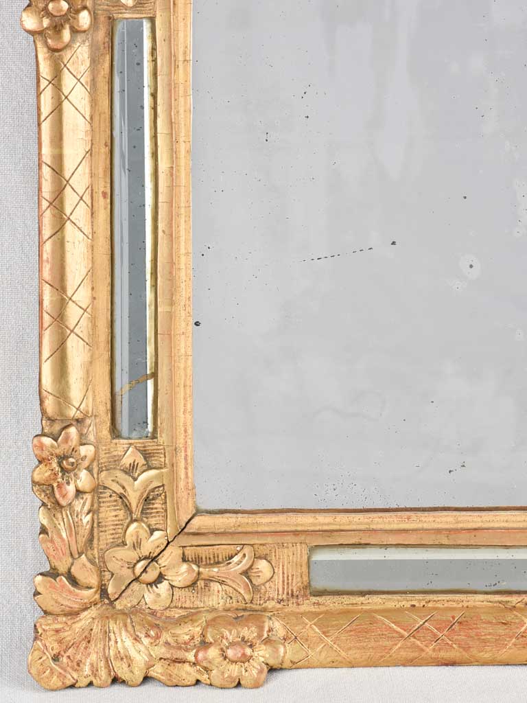 Louis XVI Mirror with Parcloses frame 34¼" x 18"