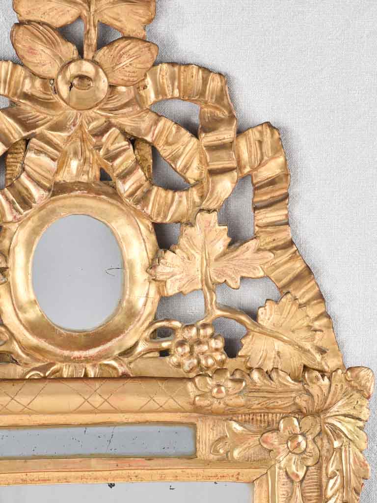 Louis XVI Mirror with Parcloses frame 34¼" x 18"