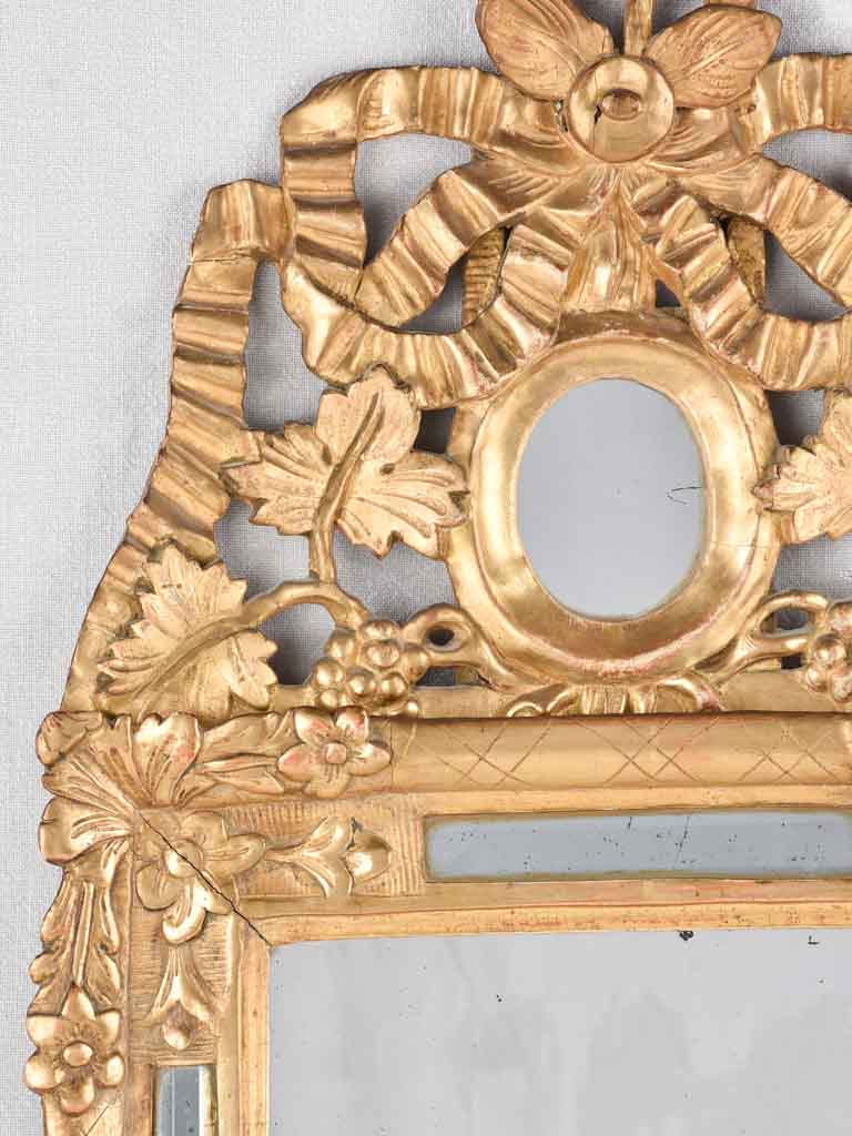 Louis XVI Mirror with Parcloses frame 34¼" x 18"