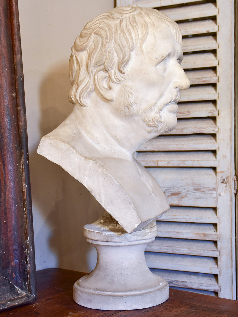 Antique French bust of Seneque