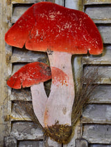 Vintage French mushrooms - wall decoration