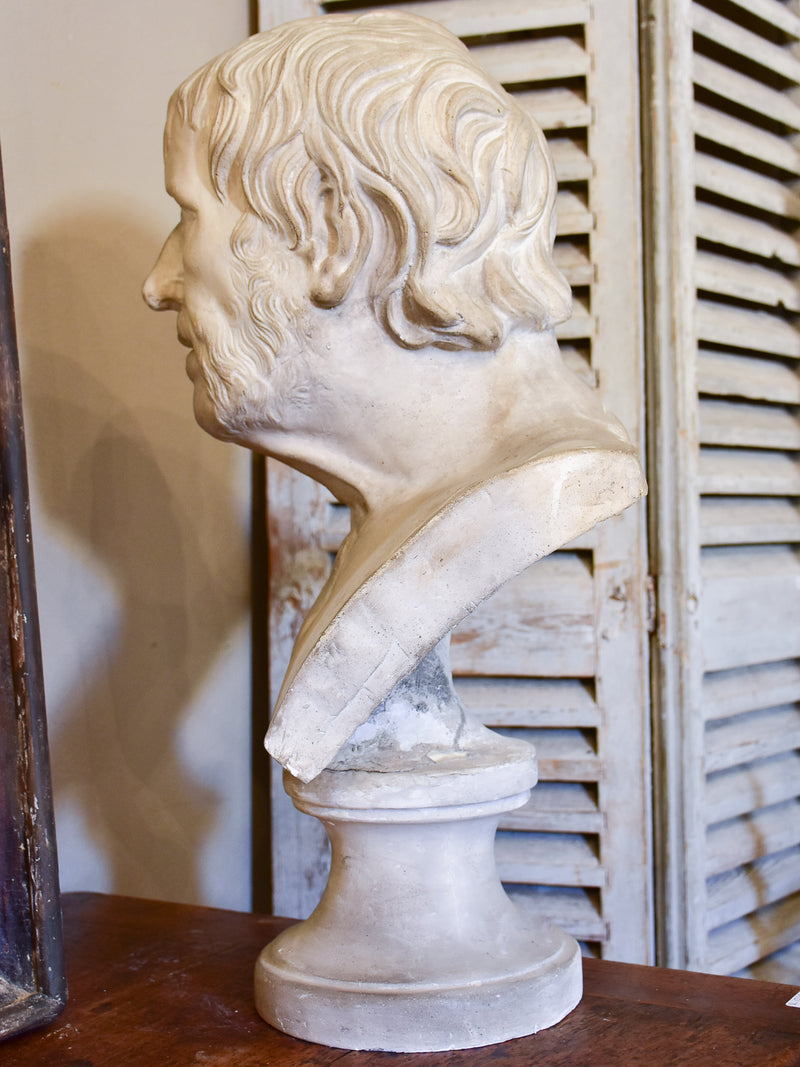 Antique French bust of Seneque