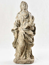 French 18th century religious statue
