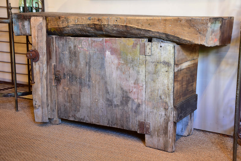 Rustic artist’s workbench from the 1900’s