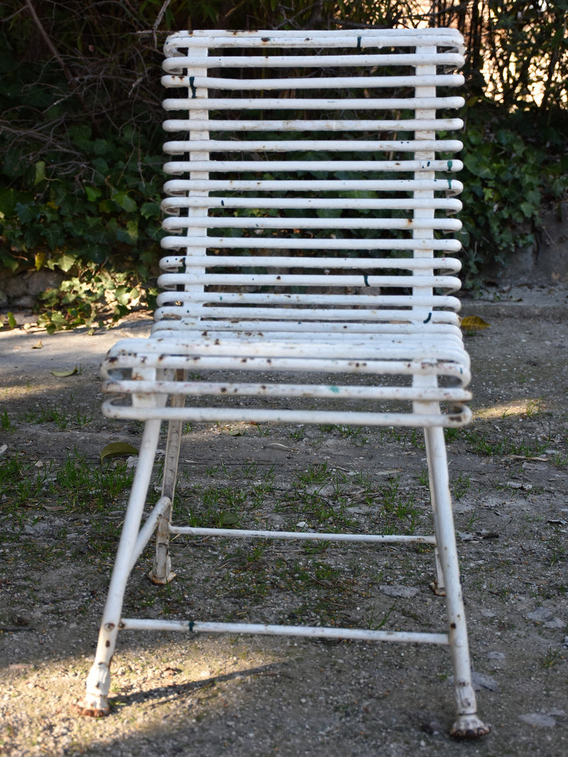 Pair of late-19th-century Arras garden chairs