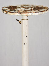 Two adjustable iron pot plant stands - early 20th century