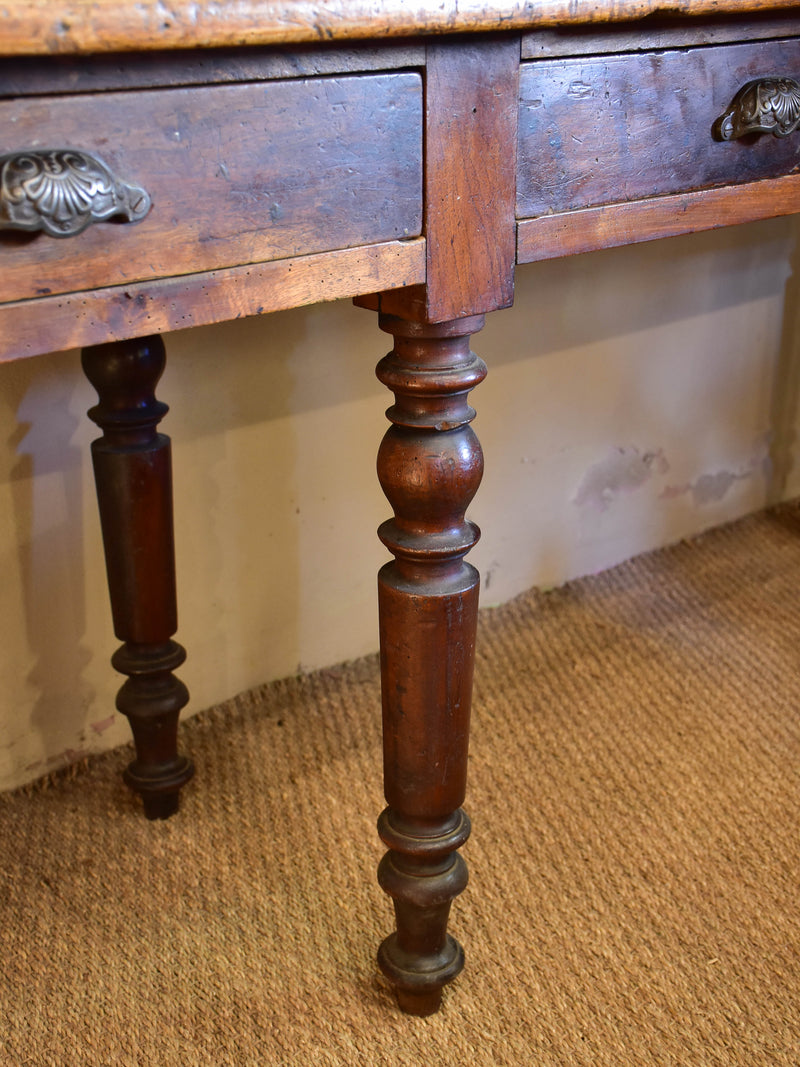 Large antique French console table from a boutique