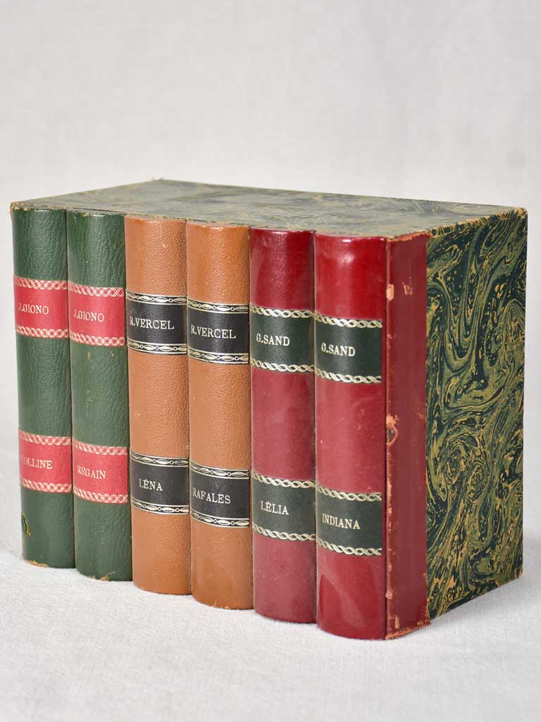 Vintage French faux book decoration