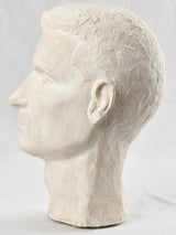 Vintage plaster male bust, Spinelli 13"