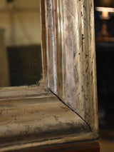 Silver framed Louis Philippe mirror – 19th century