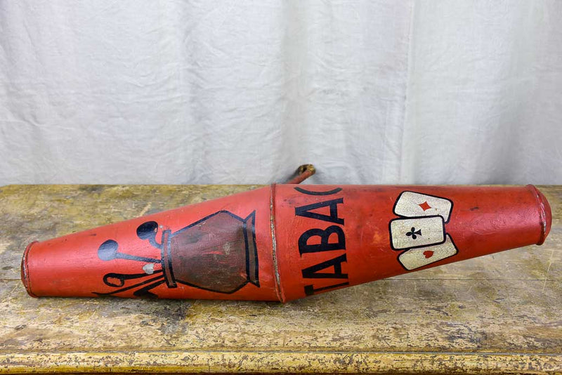 Antique French Tabac sign - carrot