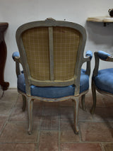 Four antique Louis XV armchairs