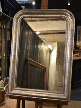 Silver framed Louis Philippe mirror - 19th century