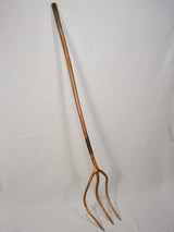 Late 18th century French hay fork 73¼"