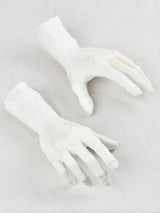 Vintage Plaster Poised Hands Sculpture