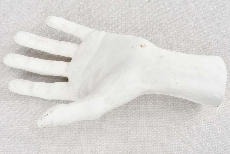 Elegant Poised Plaster Hands, 1960s
