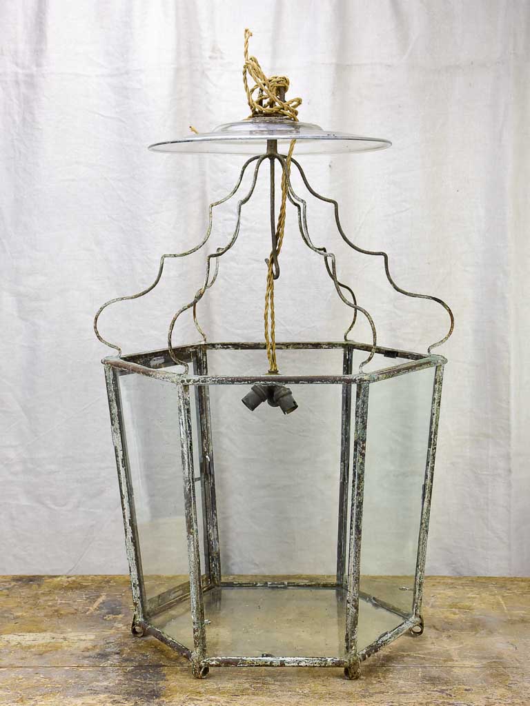 Very large original French lantern from a chateau - 18th Century