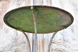Antique French round garden table
