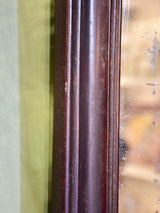 Late 19th century French mirror with black frame